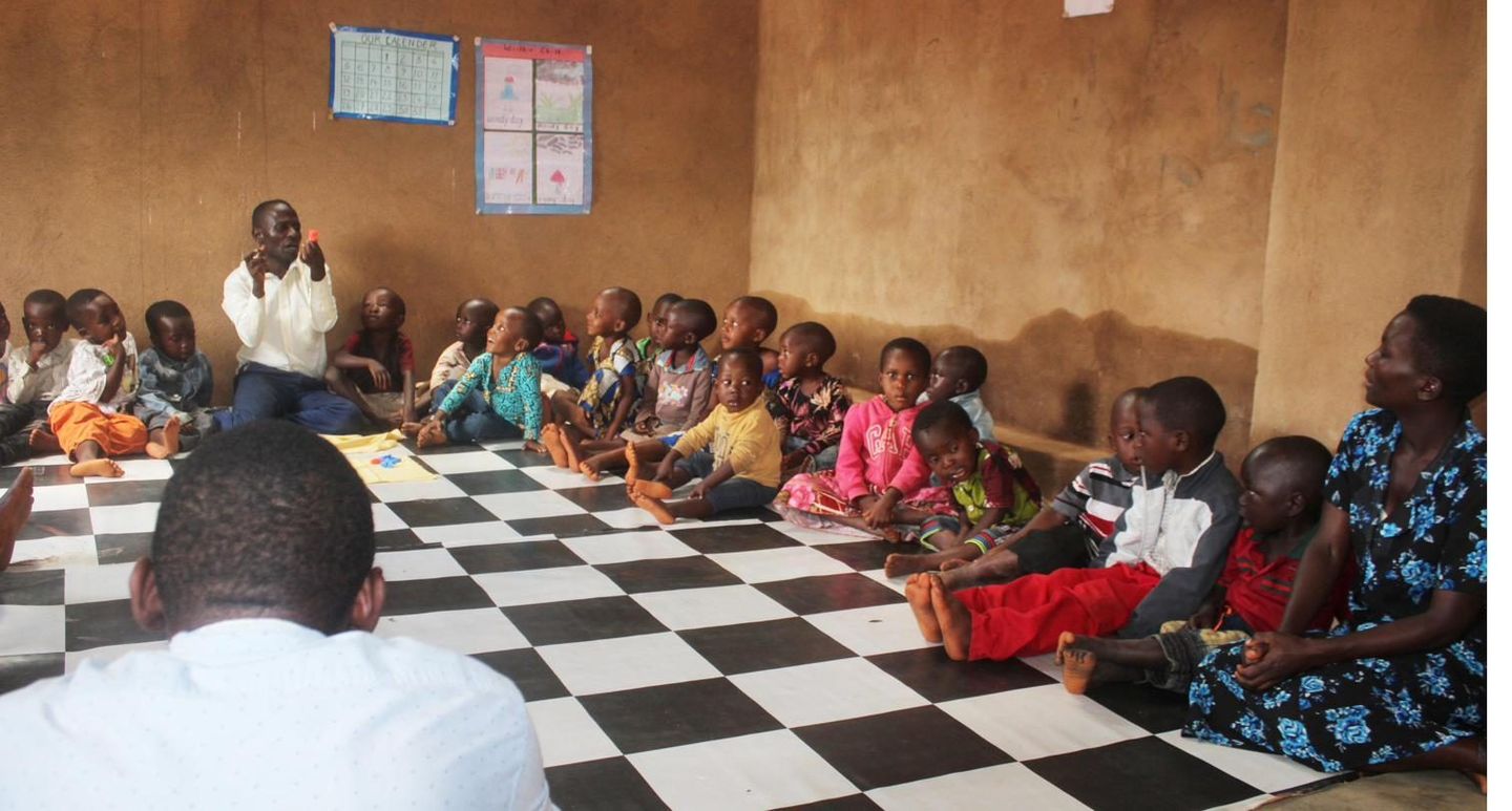 Children and teachers in a Fount Academy classroom